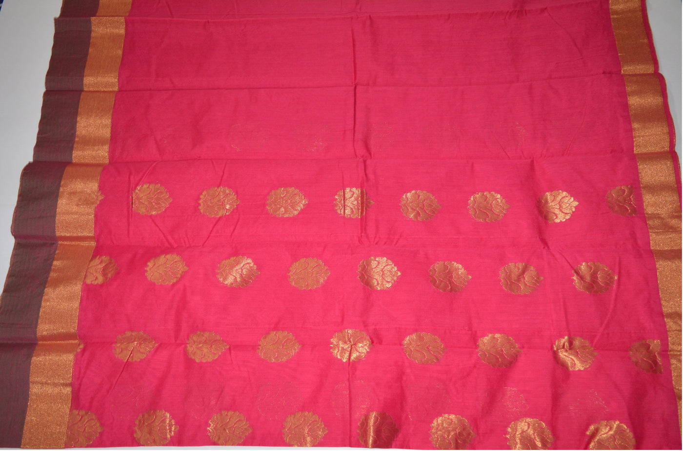 buy now online Organic Banarasi Purple color Saree at best price from  surati fabric.